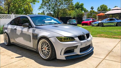 How to Wrap a BMW M3 At Home In Nardo Grey DIY Guide