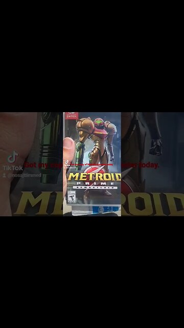 metorid prime remastered is hard to find in stores. #nintendo #metoridprime #hardcopy #gaming