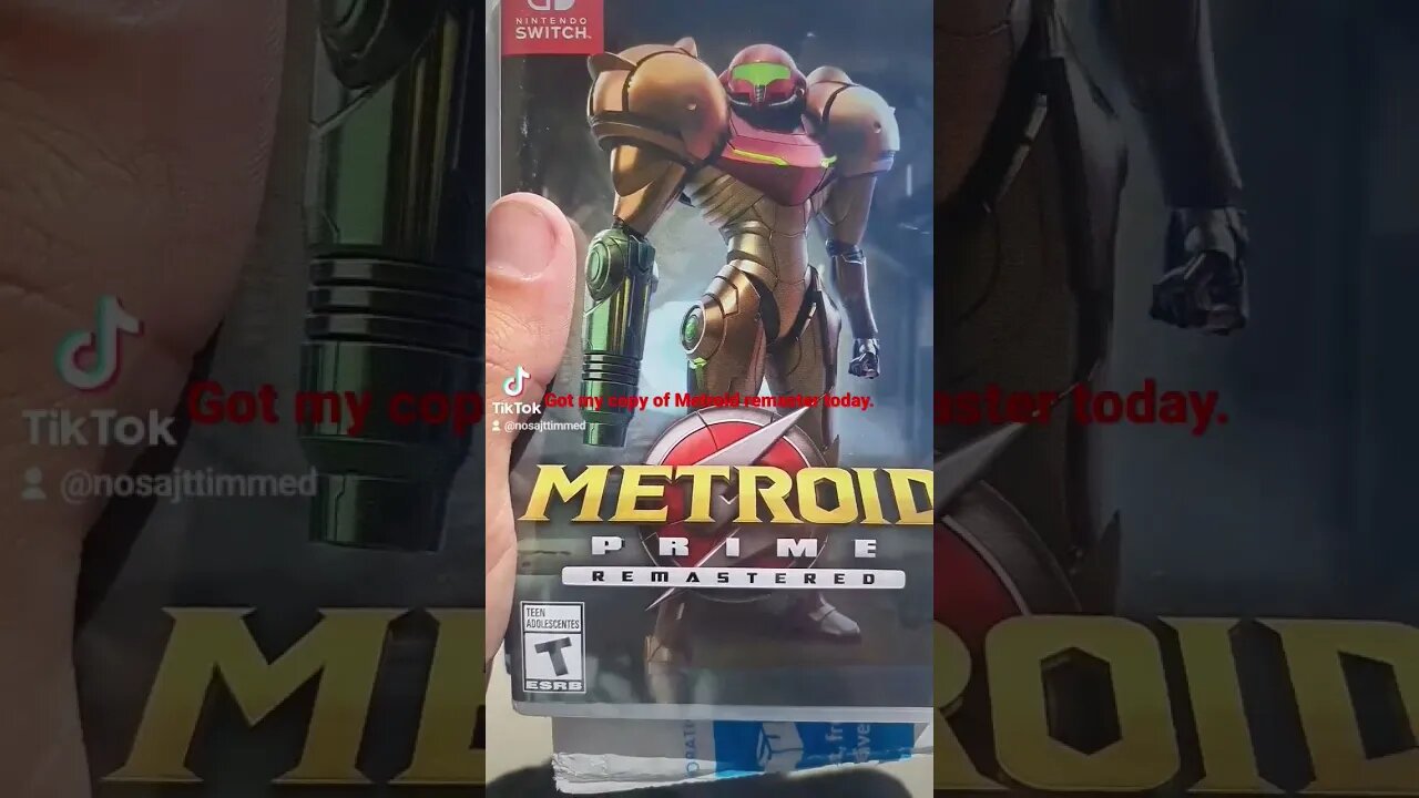 metorid prime remastered is hard to find in stores. #nintendo #metoridprime #hardcopy #gaming