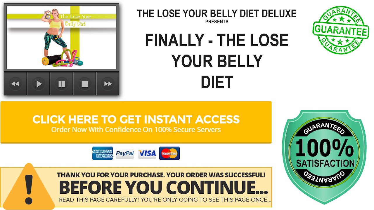 The Lose Your Belly Diet Deluxe - Finally The Lose Your Belly Diet