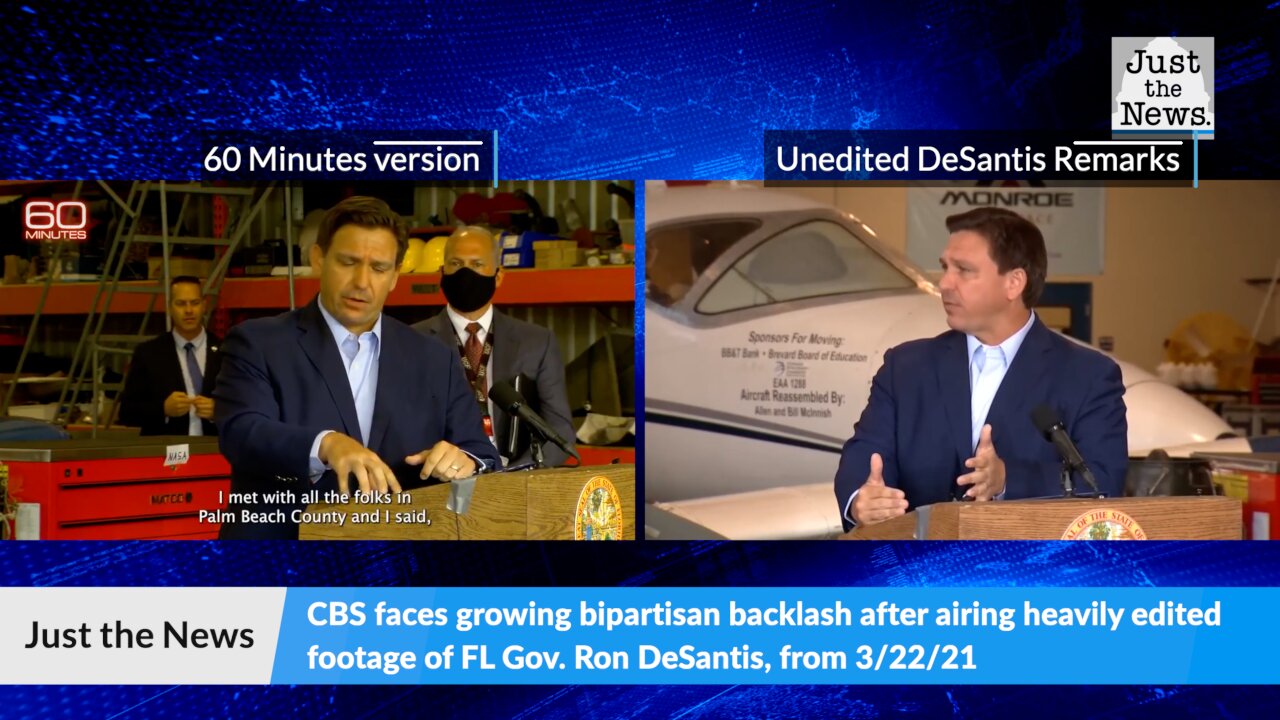 CBS faces growing bipartisan backlash after airing heavily edited footage of FL Gov. Ron DeSantis