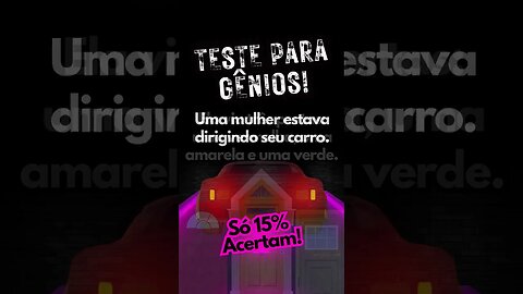 15% dos humanos acertam! Só Gênios! #shorts