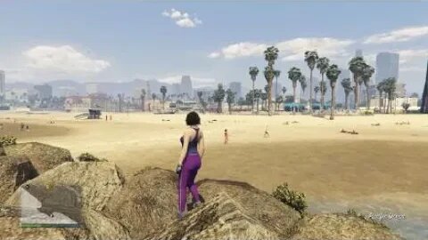 Grand Theft Auto Online Chelsey Terrorizes The Beach