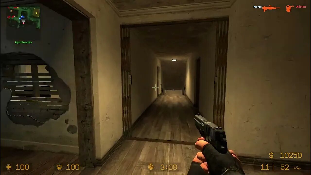 Counter Strike Source Inferno Bots #5 Only Machine Guns