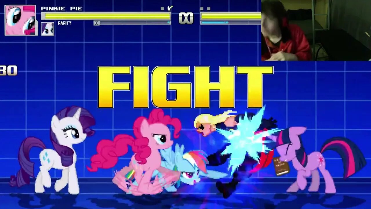 My Little Pony Characters (Twilight Sparkle, Rainbow Dash, And Rarity) VS Ms. Marvel In A Battle