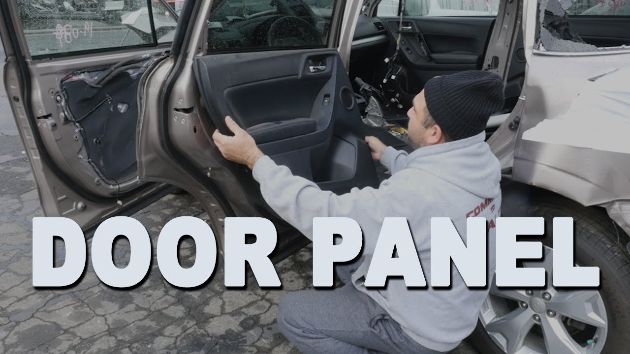 How To Remove a Rear Driver Door Panel Guard - 2015 Subaru Forester