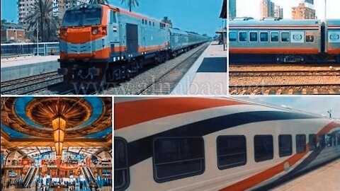 Watch the movement of different trains