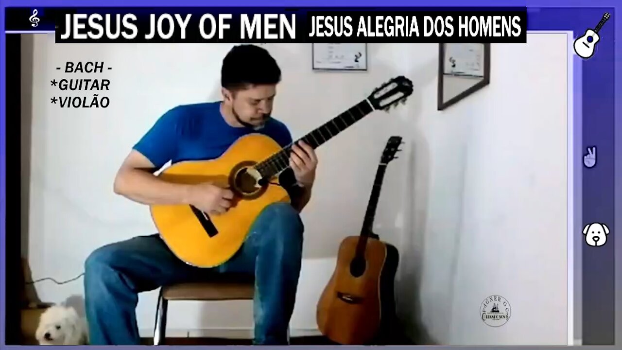 JESUS JOY OF MEN - JESUS ALEGRIA DOS HOMENS BACH | Vagner GC - Violão - Guitar - Musica