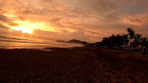 Sunset in Jaco Beach Costa Rica