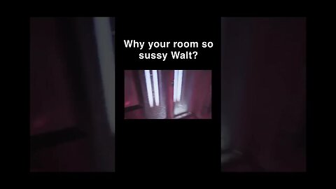 Walter is being sussy