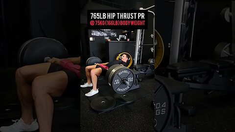 4.6x Bodyweight Hip Thrust #shorts #maxeffort #gluteworkout #hipthrust