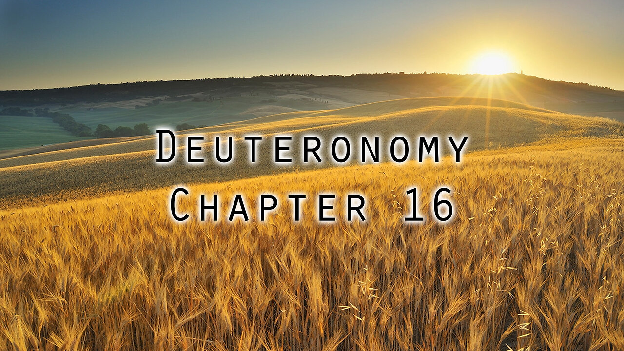 Deuteronomy Chapter 16 | Pastor Anderson