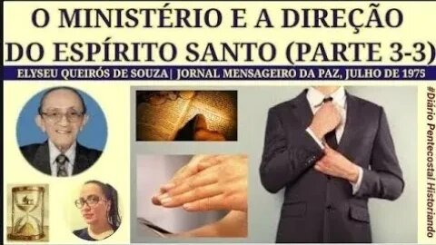 PASTOR OU MERCENÁRIO? | O MINISTÉRIO NA DIREÇÃO DO ESPÍRITO SANTO (PARTE 3 - 3)