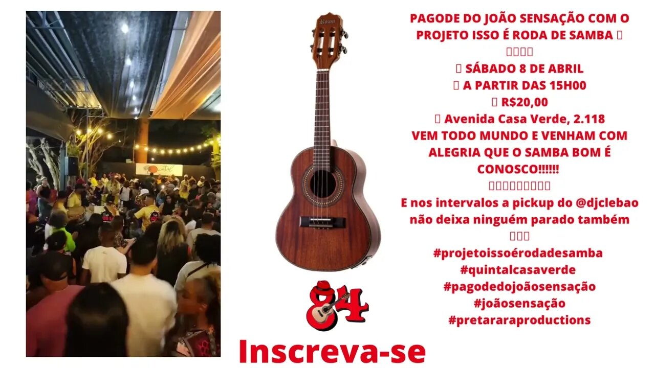 PAGODE DO JOÃO SENSAÇÃO COM O PROJETO ISSO É RODA DE SAMBA