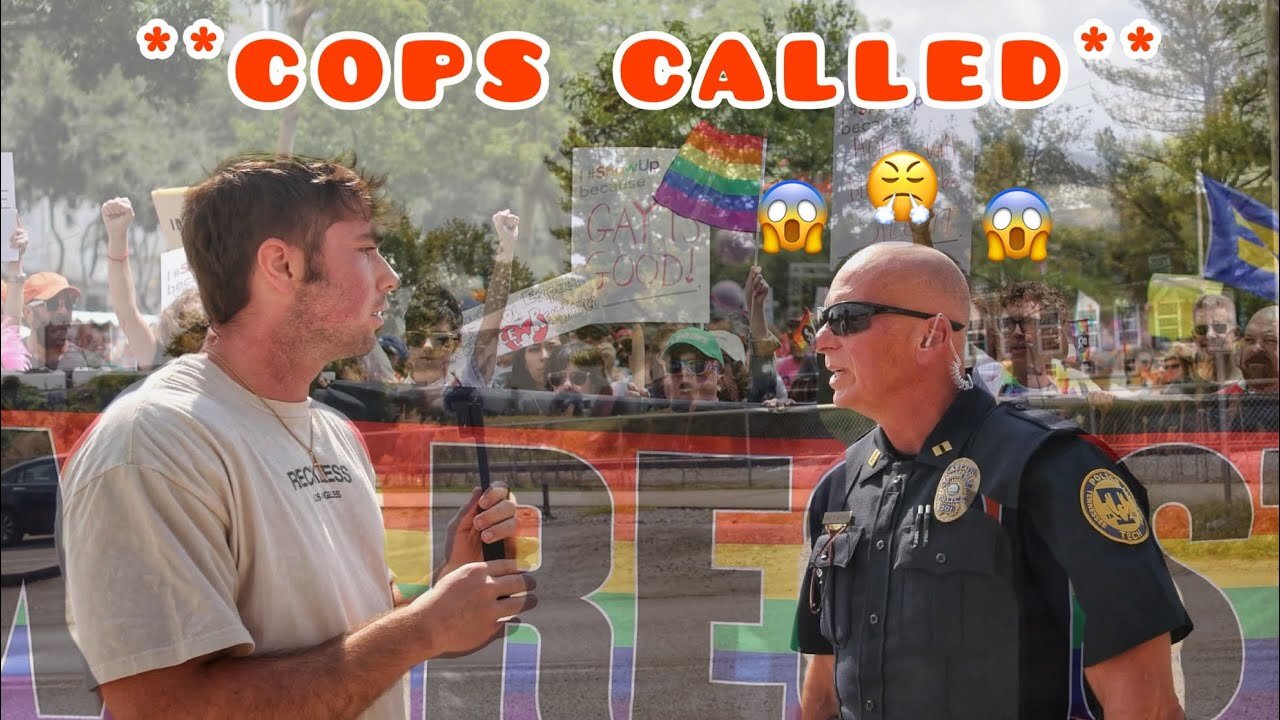 Protestors Accused me of Assault **COPS CALLED**