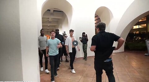 N3on and Jack get in a scripted tussle