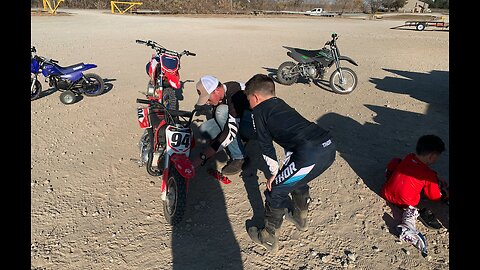 Riding at Lakeview OHV Park in Solon, IA w/Connor