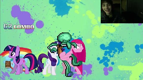 My Little Pony Characters (Twilight Sparkle, Rainbow Dash, And Rarity) VS Squidward In A Battle