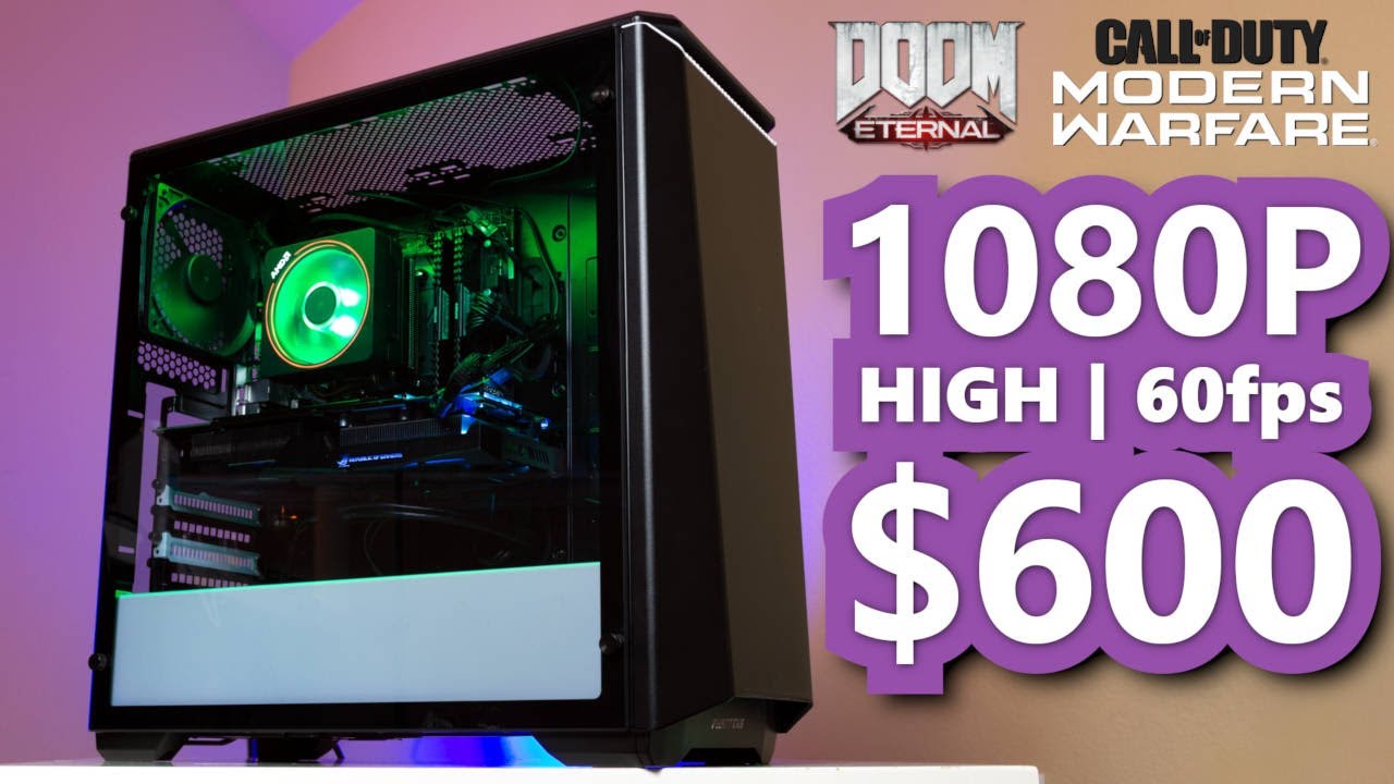 Saving Money with Our $600 Budget PC Build | 1080P 60FPS Verified