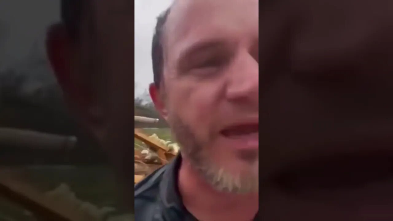 Tornado damage in Paris, Texas#crazyvideo #shorts #tornado #damage #storm