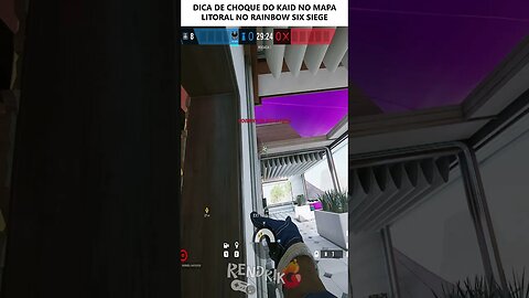 DICA DE CHOQUE DO KAID NO MAPA LITORAL NO RAINBOW SIX SIEGE #rainbowsixsiege #kaidrainbowsixsiege