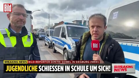 SEK Großeinsatz Schüsse an Schule Siegburg