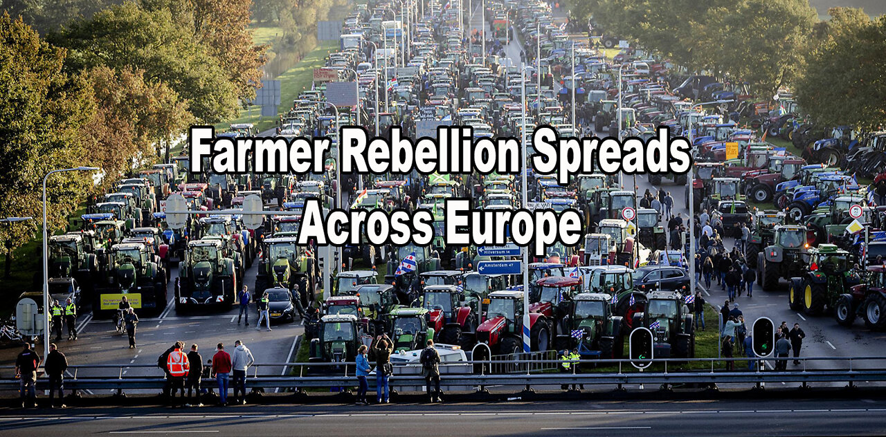 Farmers Across Europe Protest in Solidarity with Dutch Farmers