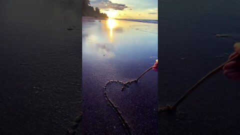 Love is in the Air ❤️ #youtubeshorts #beach #shorts #asmr