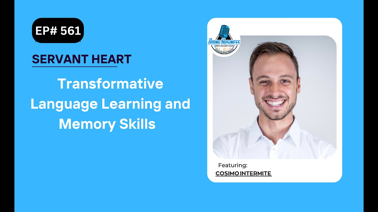 Transformative Language Learning and Memory Skills with Cosimo Intermite
