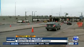 Central 70: Brighton Blvd changes