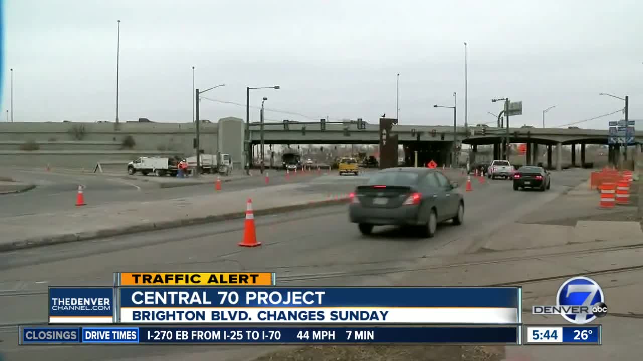 Central 70: Brighton Blvd changes