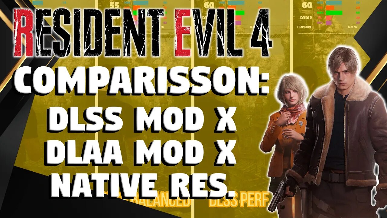 RESIDENT EVIL 4 REMAKE: DLSS X DLAA X NATIVE RES COMPARISSON