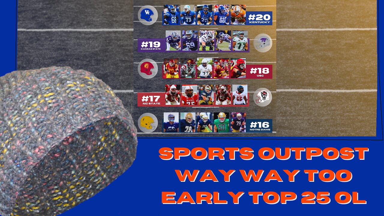 USC, Notre Dame | 20-16 Way Too Early Top College Football OLs For 2024-SpOp Top 25(MAR 15th)