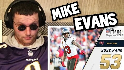 Rugby Player Reacts to MIKE EVANS (Tampa Bay Buccaneers, WR) #53 NFL Top 100 Players in 2022