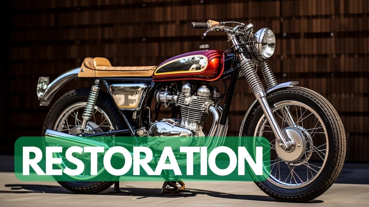 Epic Restoration of a 50-Year-Old 1970s HONDA Motorcycle