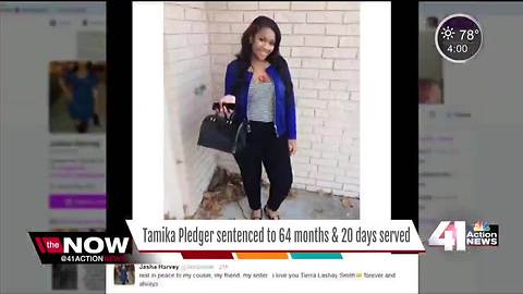 Tamika Pledger sentenced to 5+ years in prison