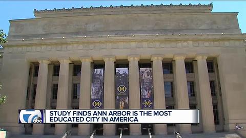 Ann Arbor named most educated city in America