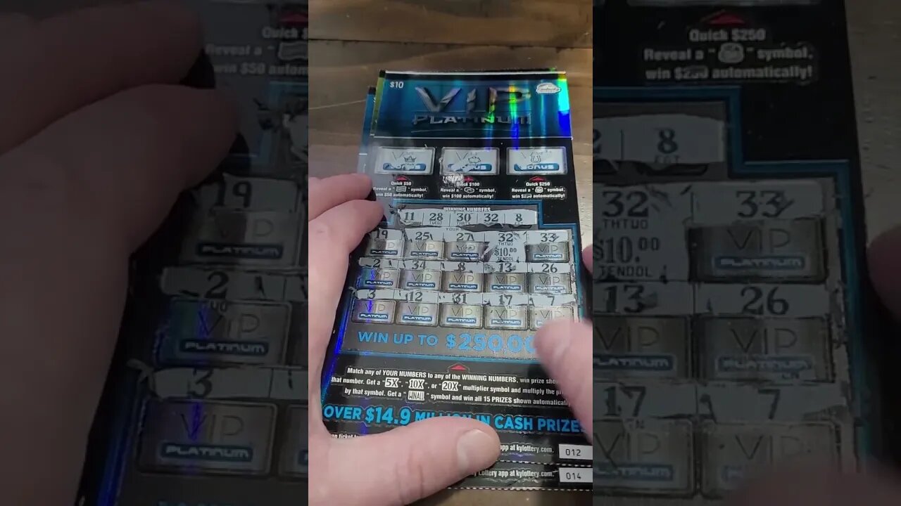 VIP lottery ticket Win #shorts #lottery