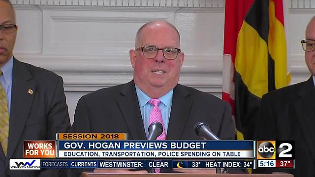 Hogan provides highlights of his budget proposal