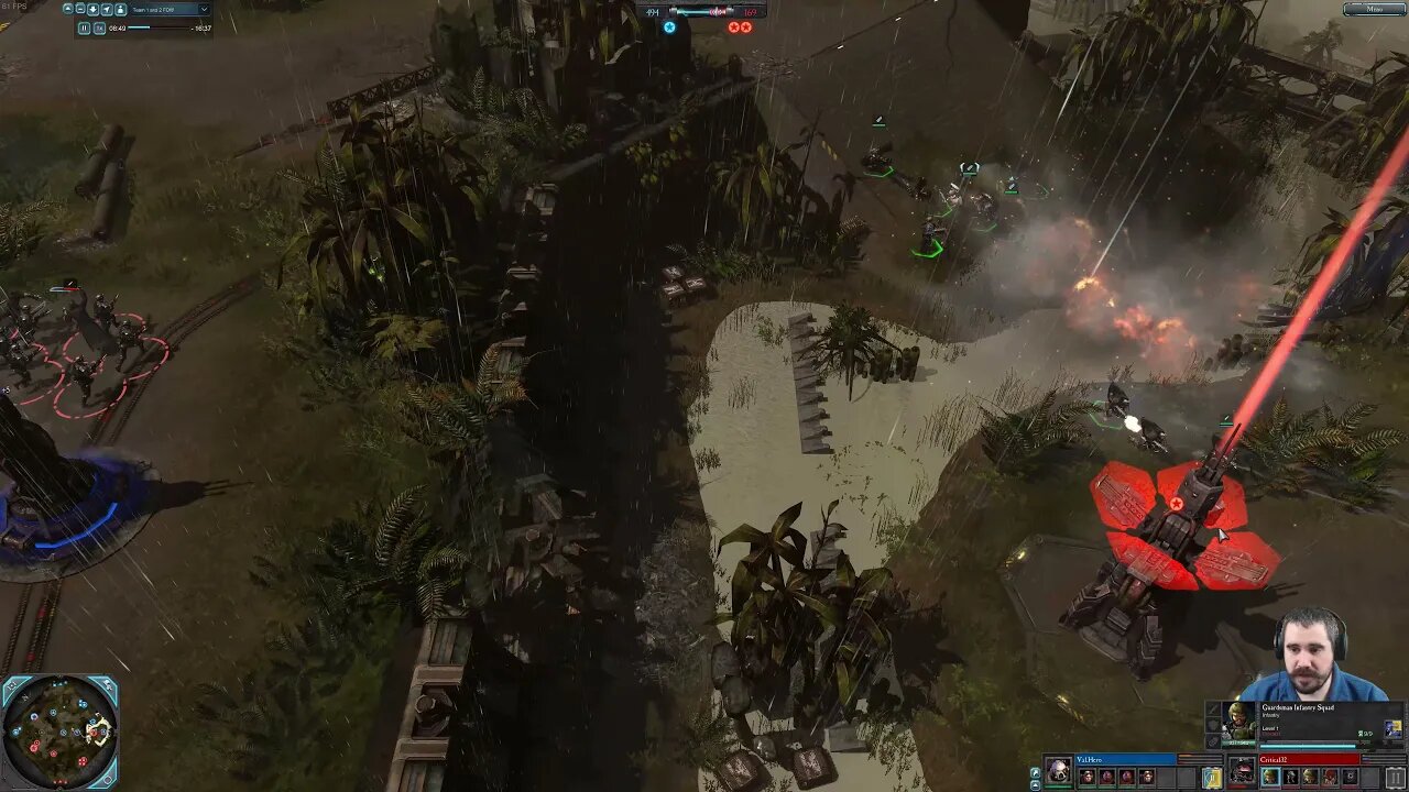 Val.Hero (Apothecary) vs Critial32 (Inquisitor) || Dawn of War 2