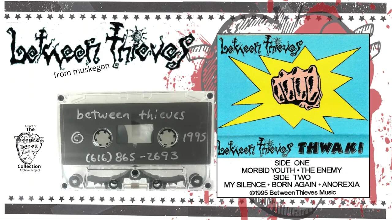 Between Thieves 🖭 Thwak! (Restored Audio) Full 1995 Demo Tape. Pre-Deluxtone Rockets Christian Punk