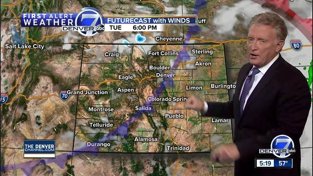 Monday evening forecast