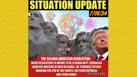 SG Anon. Juan O Savin ~ Situation Update 7/5/24 ~ Restored Republic > Judy Byington- Q+ White Hats