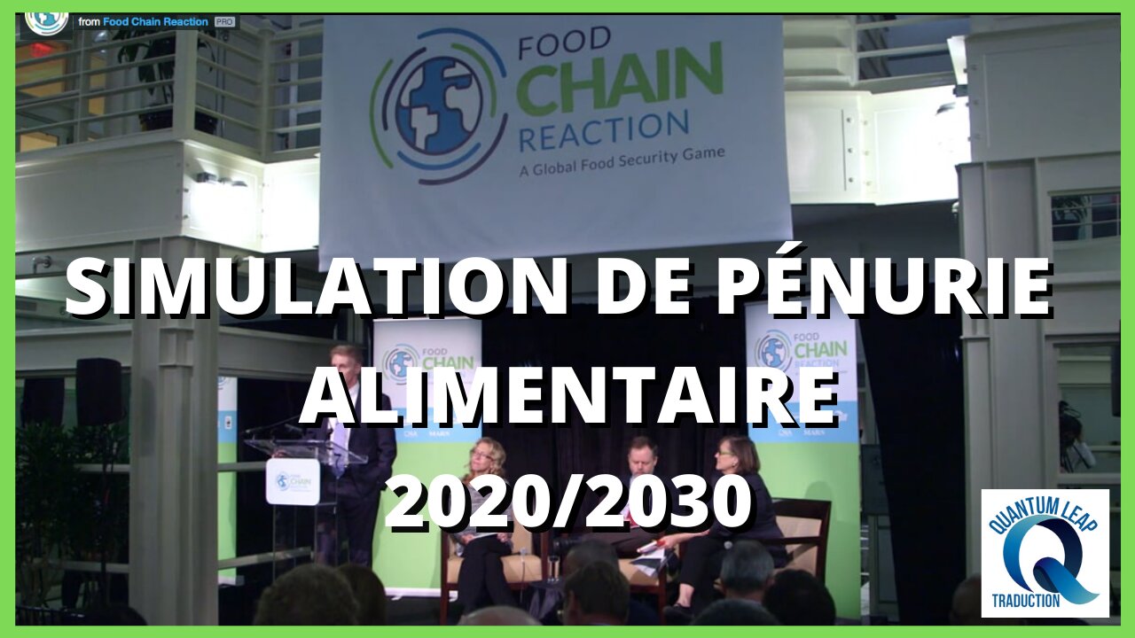 PROGRAMMATION DE PÉNURIES ALIMENTAIRES ?