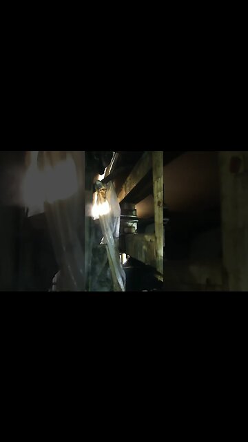 inside a paper recycling facility, the end where the cardstock comes out.