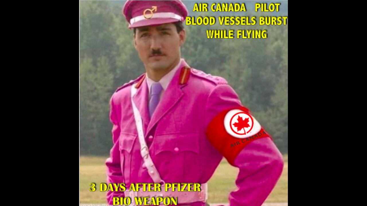 AIR CANADA PILOT'S BLOOD VESSELS BURST 3 DAY AFTER PFIZER BIO WEAPON