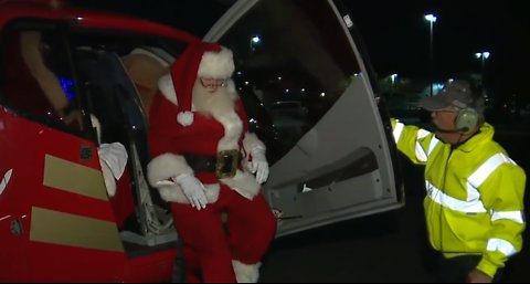 Santa arrives at Opportunity Village’s Magical Forest