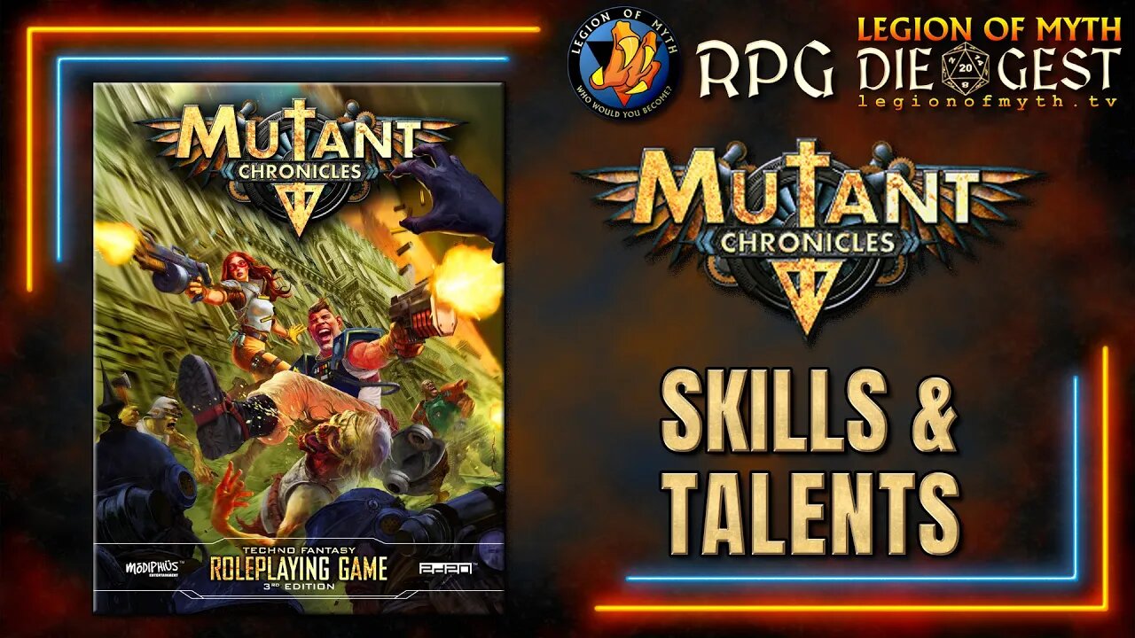 MUTANT CHRONICLES 3E - Skills & Talents