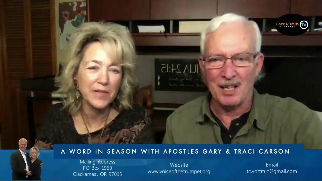 The Nature of God and His Image Part 5 (A Word in Season with Apostles Gary & Traci Carson)