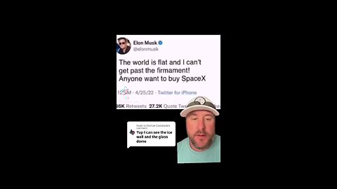 Elon Musk admits earth is flat as well as pilots.